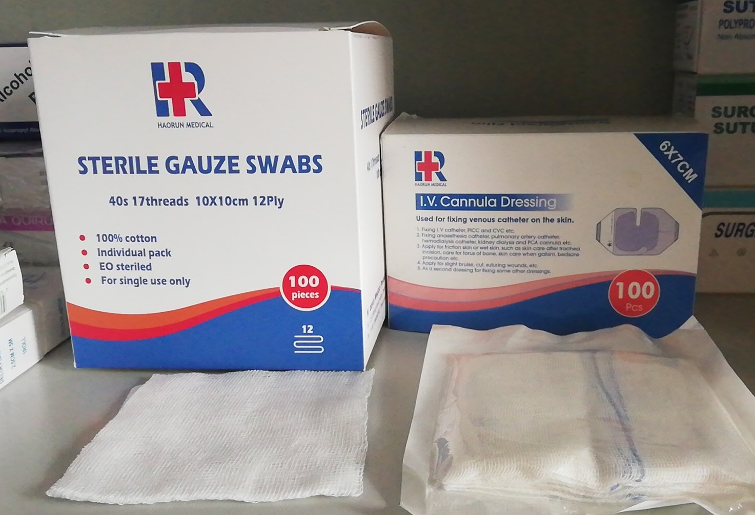 Gauze Swabs: Medical Medical Supple Supple ad variis applications