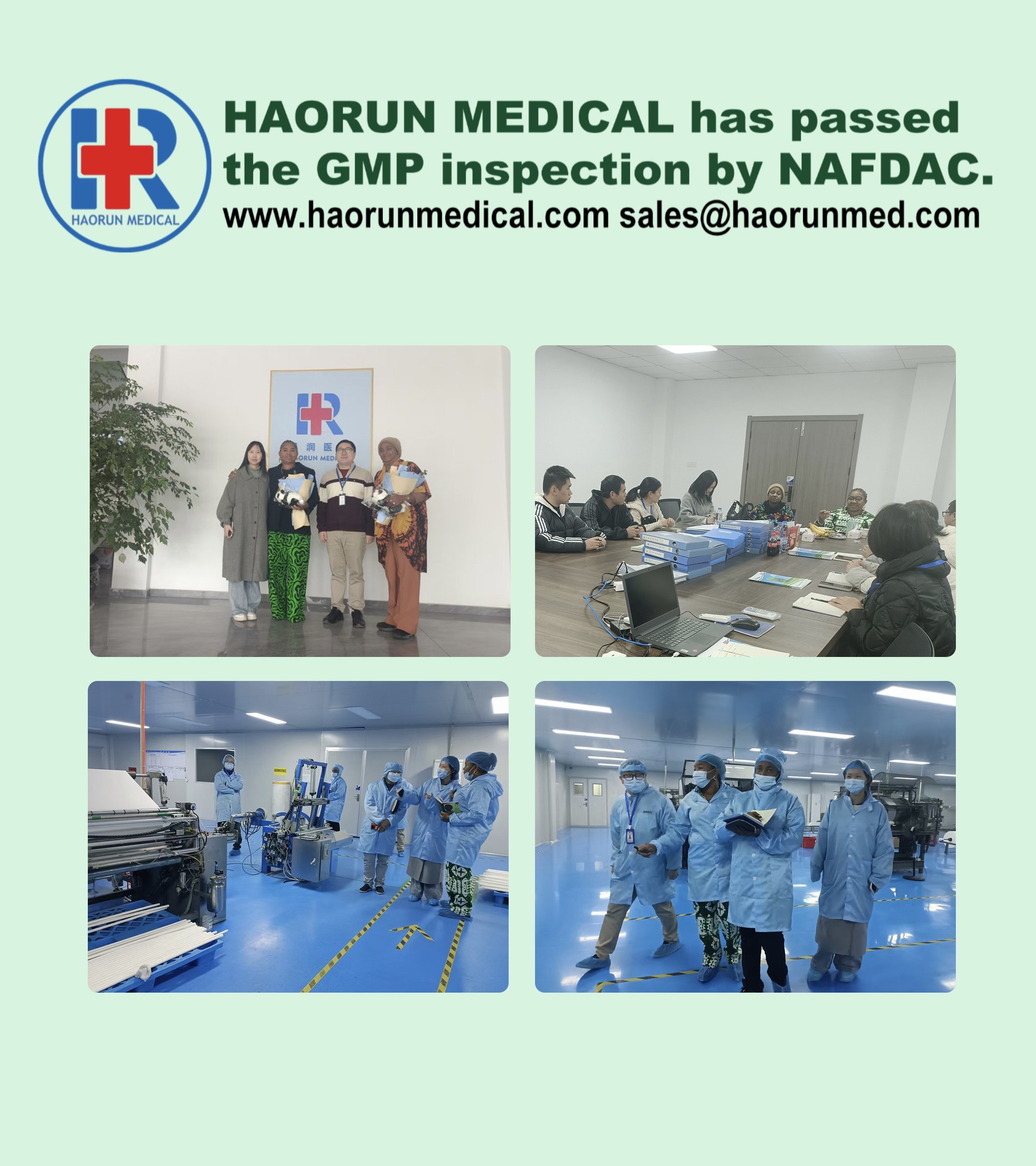 Quality Haorunmed Gaius Recognitio Internationalis - NAFDAC Certification