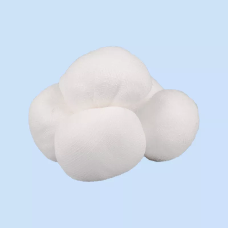 Absorbetur Cotton Gauze Ball sine X-radiis